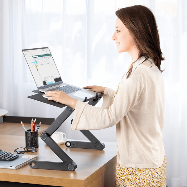 360 Ergonomic Laptop Stand For Desk With Detachable Mouse Plate-univazo- and QASUK502969818483309806291796234, 360 Ergonomic Laptop Stand For Desk With Detachable Mouse Plate, , univazo, 360 Ergonomic Laptop Stand For Desk With Detachable Mouse Plate