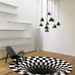 3D Vortex Illusion Rug