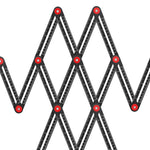 Adjustable Aluminum Alloy Tile Work Folding Ruler