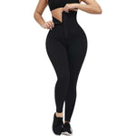 High-Waist Gym Leggings with Built-In Waist Trainer – Sculpt and Support