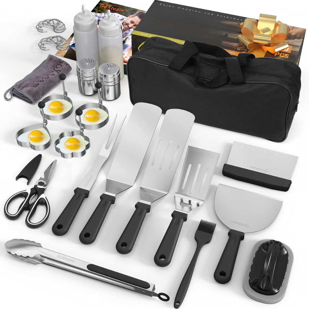 Kit d'accessoires pour barbecue de haute qualité complet 30 pièces 