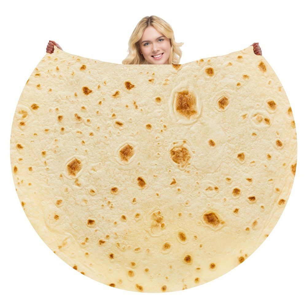 Couverture en forme de tortilla et de burrito 