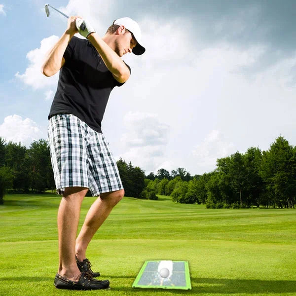 Tapis d'entraînement de golf pour la détection du swing