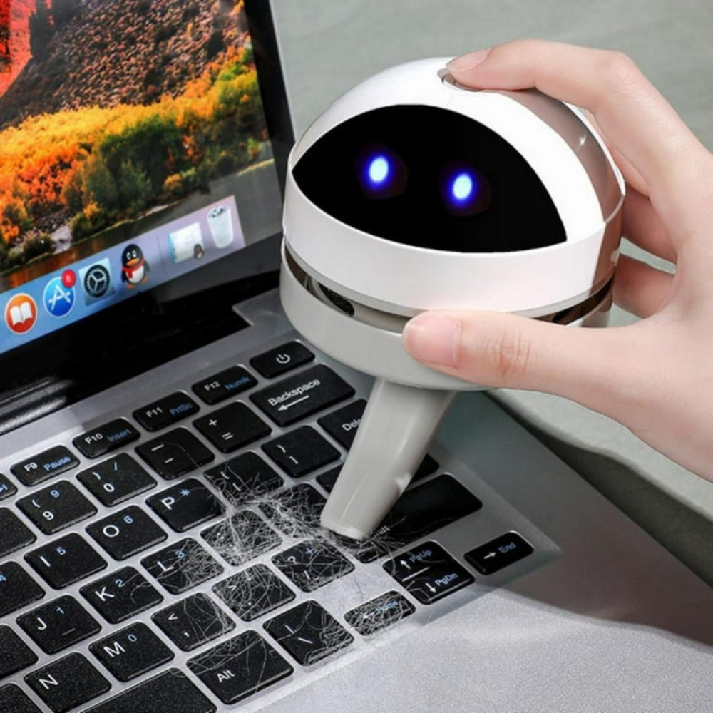 Mini aspirateur robot de bureau compact à chargement USB 