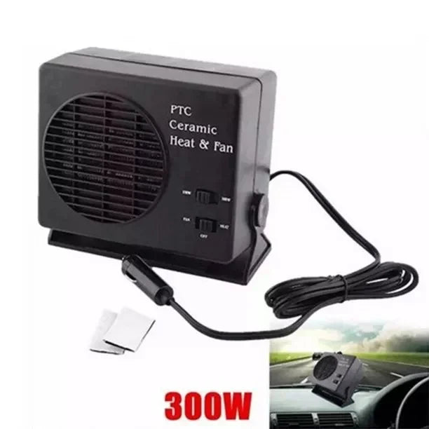 Chauffage de voiture 150W 300W 12V Chauffage de ventilateur de voiture en céramique