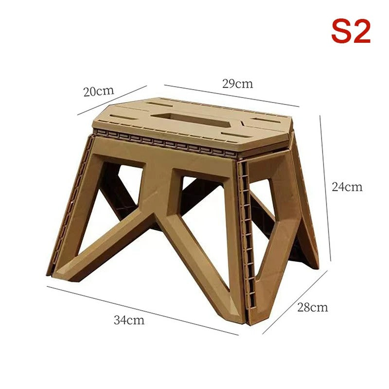 Tabouret de camping pliable