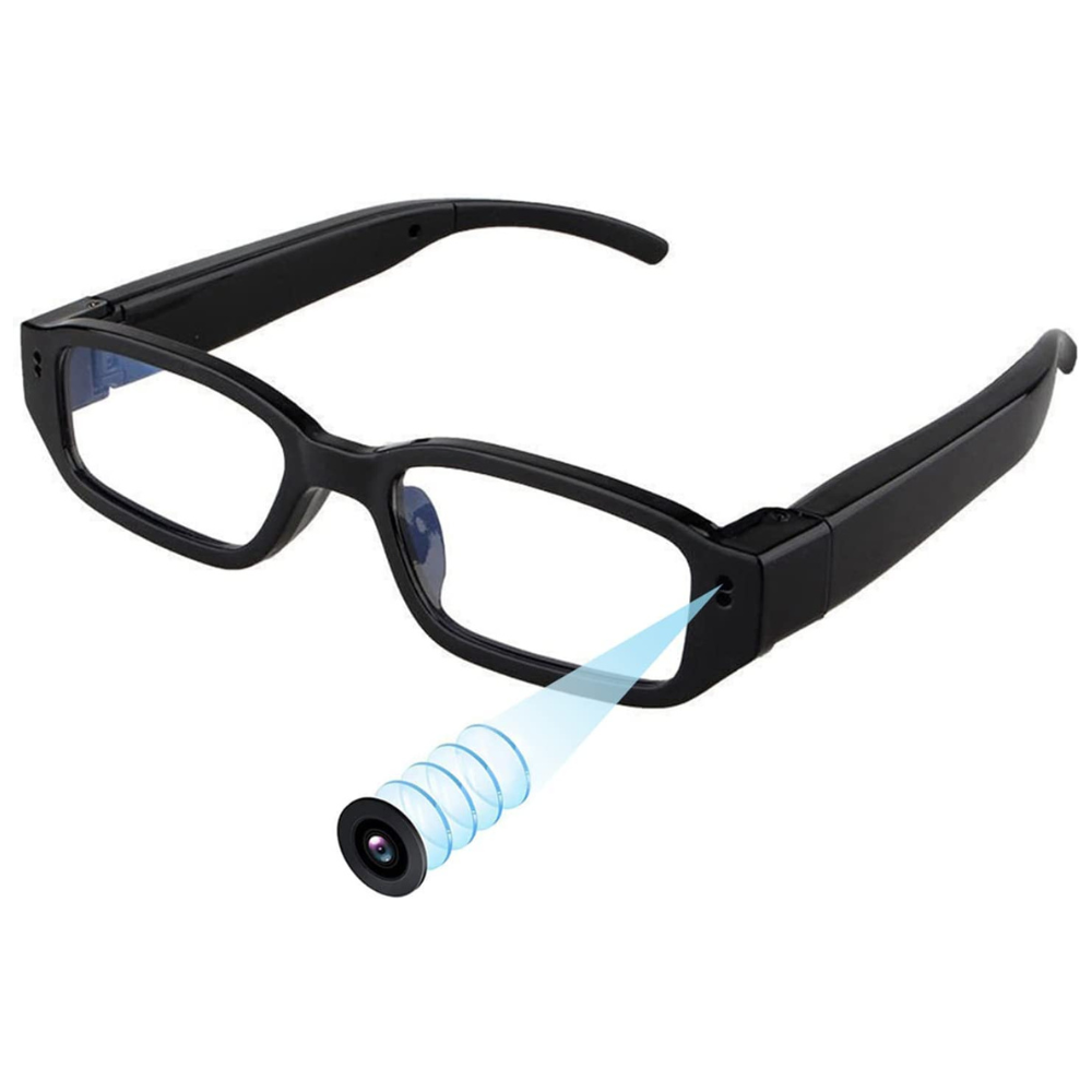 Lunettes de surveillance pour caméra d'enregistrement vidéo Clear View 4K 