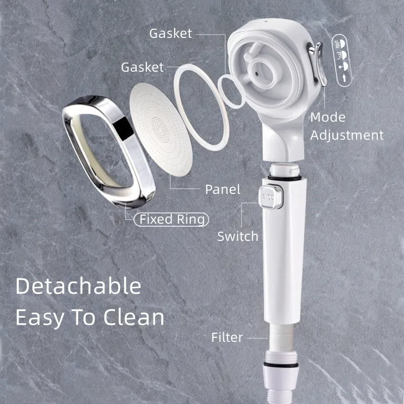 4 Modes High Pressure Shower Head-univazo- and 9806457078026, 4 Modes High Pressure Shower Head, , univazo, all, bath, Bathroom, Bathroom Essentials