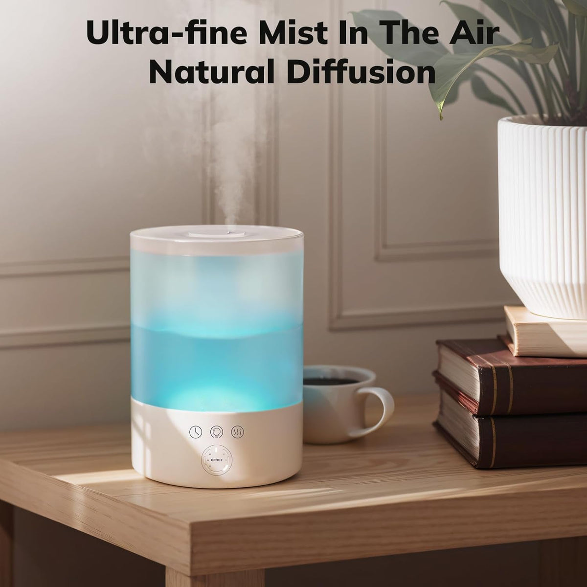 Humidificateur à ultrasons à brume fraîche Pure Enrichment pour grande pièce