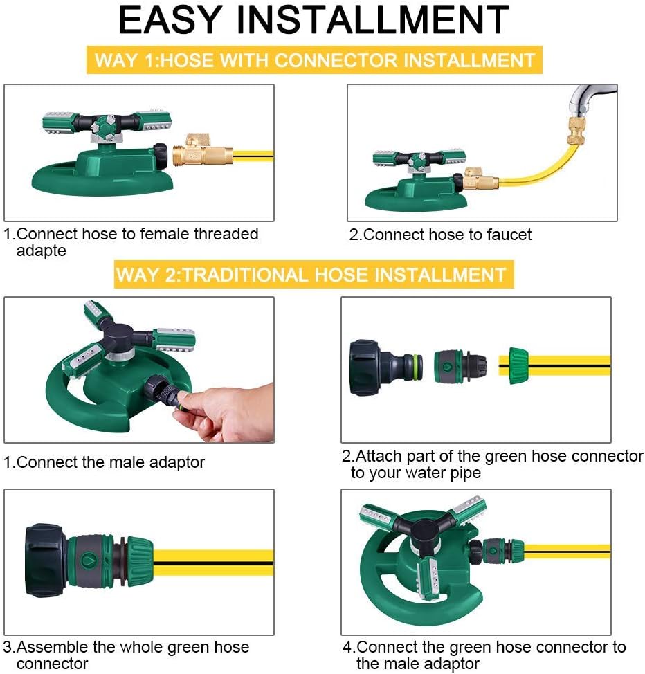 Garten-Rasen-Wassersprinkler