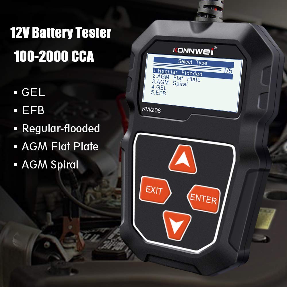 Testeur de batterie d'alternateur de voiture