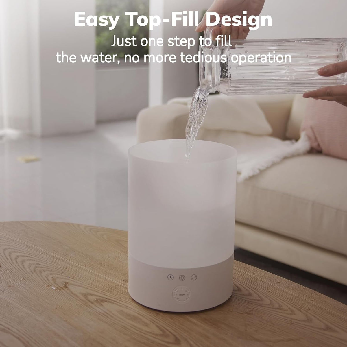 Humidificateur à ultrasons à brume fraîche Pure Enrichment pour grande pièce