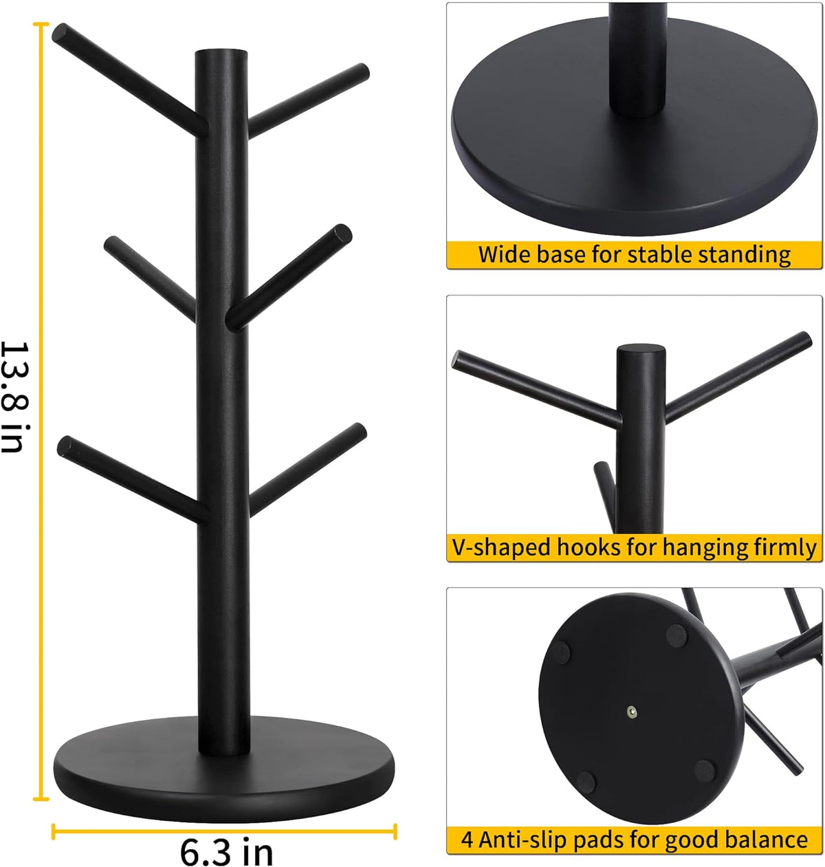 Porte-gobelet en forme d'arbre