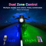 12pcs Motorcycle Led Light Kit With Brake Light Turn Signal