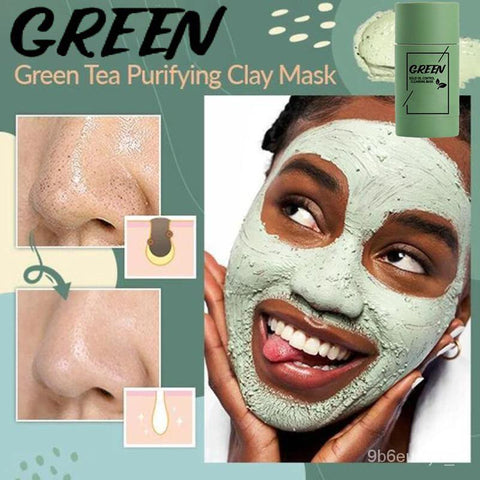 Masque nettoyant en profondeur à l'argile et au thé vert