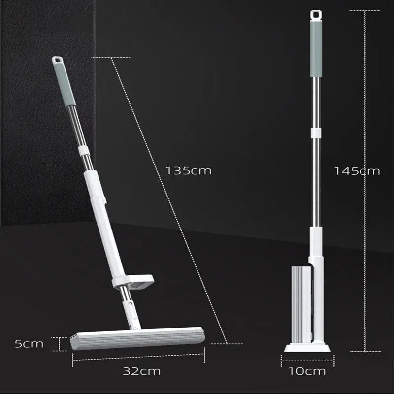 Absorbent Wringer Mop Flat Floor-univazo- and QASUK502976241338989806455537930, Absorbent Wringer Mop Flat Floor, , univazo, all, Mop, Surface, Surface Cleaners