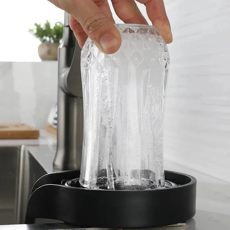All Purpose Automatic Cup Washer-univazo- and QASUK502973655943789806384038154, All Purpose Automatic Cup Washer, , univazo, All Purpose Automatic Cup Whasher - Automatic Glass Rinser Faucet Bottle Washer Cup Cleaner For Sink Attachment New
