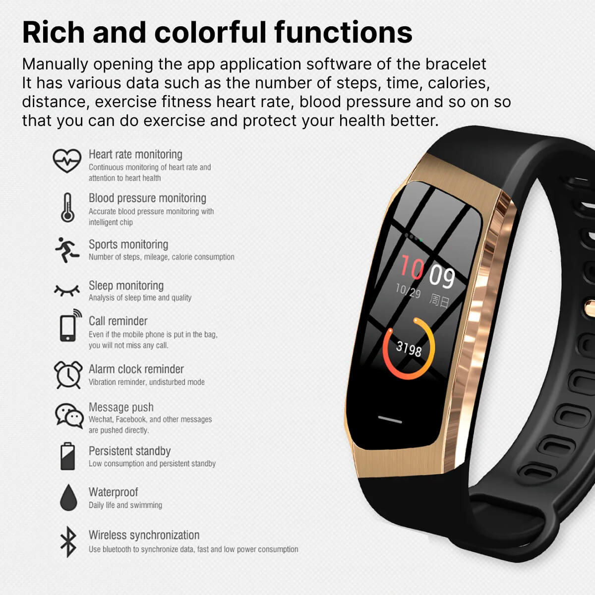 Blood Pressure Smart Watch and Heart Rate Monitor-univazo- and 9806428602634, Blood Pressure Smart Watch and Heart Rate Monitor, , univazo, blood pressure, blood pressure watch, EGADGET, GMC, h_smartband, h_smartbands, health, heart rate monitor, MC1, mctest, pedometer, smart watch, TG1, TG2, TG_WK06_21, TG_WK10_21, univazo