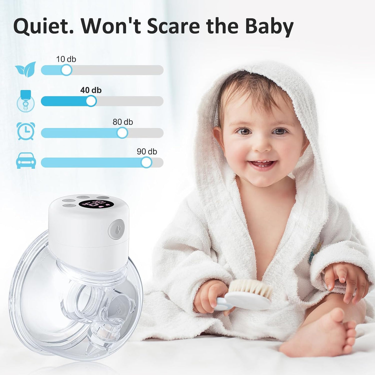 Double Electric Wearable Breast Pump-univazo- and QASUK502972280670829806347665674, Double Electric Wearable Breast Pump, , univazo, 