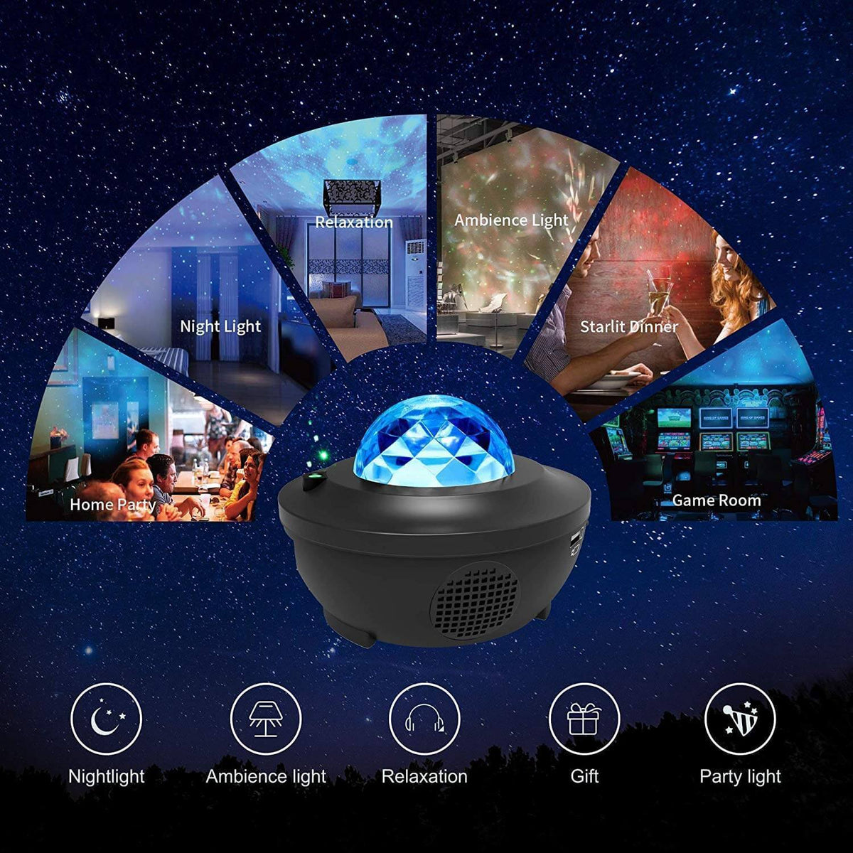 GalaxyStarLight Projector - Bloomartys-Galaxy Projector-univazo- and QASUK502975381506669806437515530, GalaxyStarLight Projector - Bloomartys, Galaxy Projector, univazo, sale, univazo