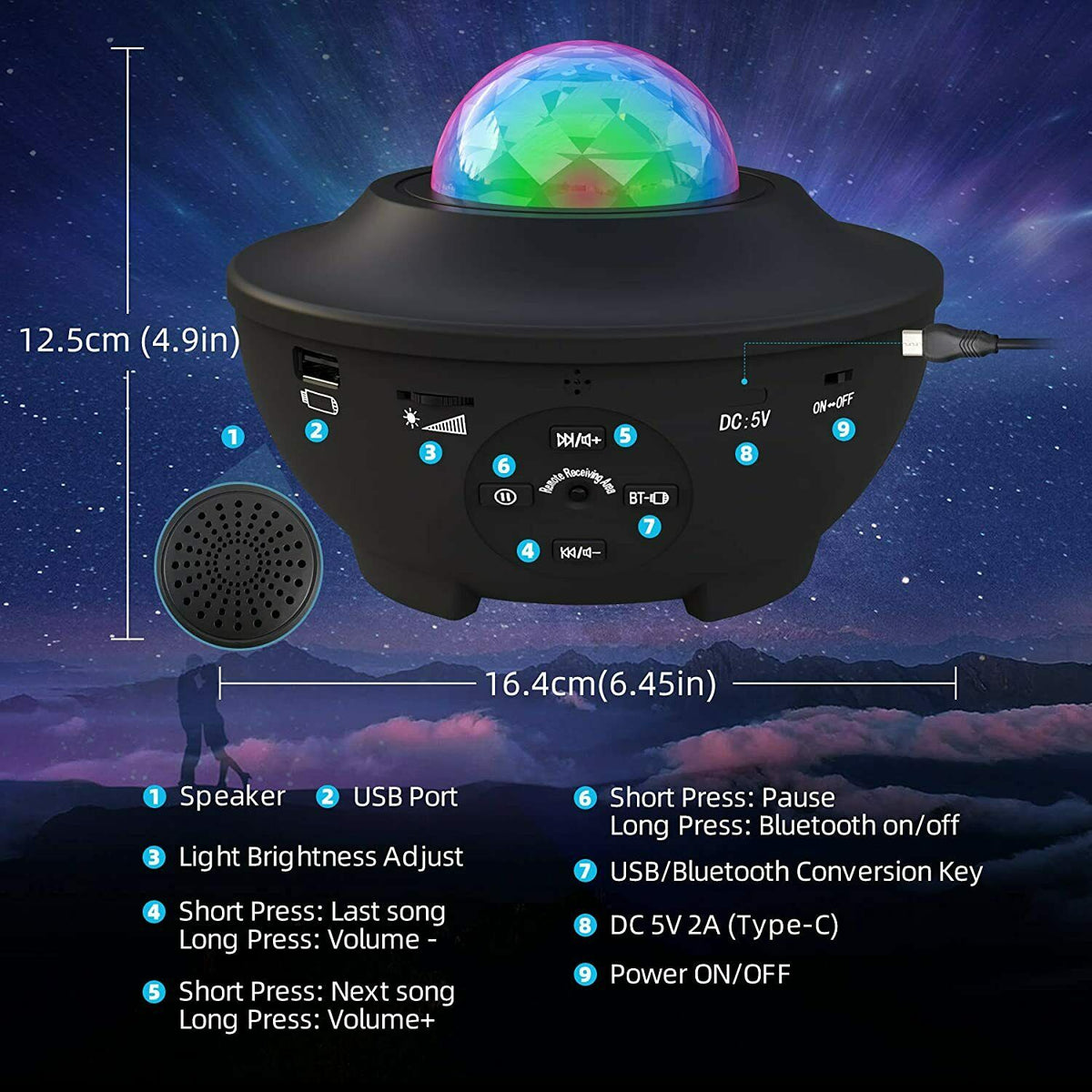 GalaxyStarLight Projector - Bloomartys-Galaxy Projector-univazo- and QASUK502975381506669806437515530, GalaxyStarLight Projector - Bloomartys, Galaxy Projector, univazo, sale, univazo