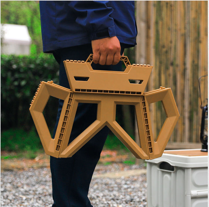 Tabouret de camping pliable