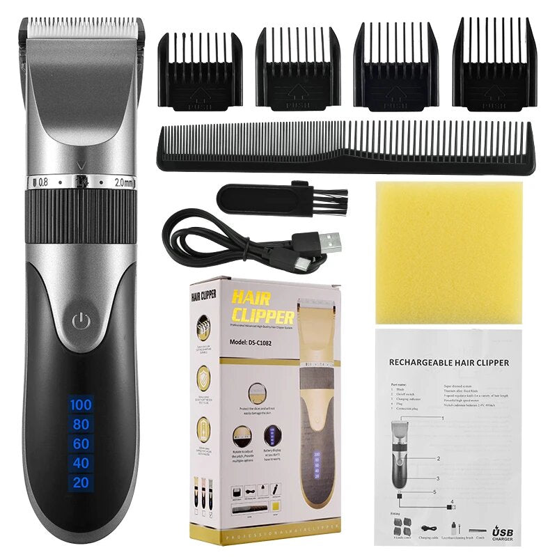 PrecisionPro Hair Clipper & Beard Trimmer – Professional Grooming at Home