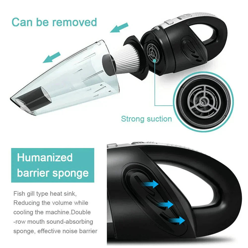 Handheld Cordless Vacuum Cleaner USB (120W 4000PA) for Car, Home, Pet hair and more (Wet/Dry)-univazo- and QASUK502970436815469806299857162, Handheld Cordless Vacuum Cleaner USB (120W 4000PA) for Car, Home, Pet hair and more (Wet/Dry), , univazo, Handheld Cordless Vacuum Cleaner USB (120W 4000PA) for Car, Home, Pet hair and more (Wet/Dry)