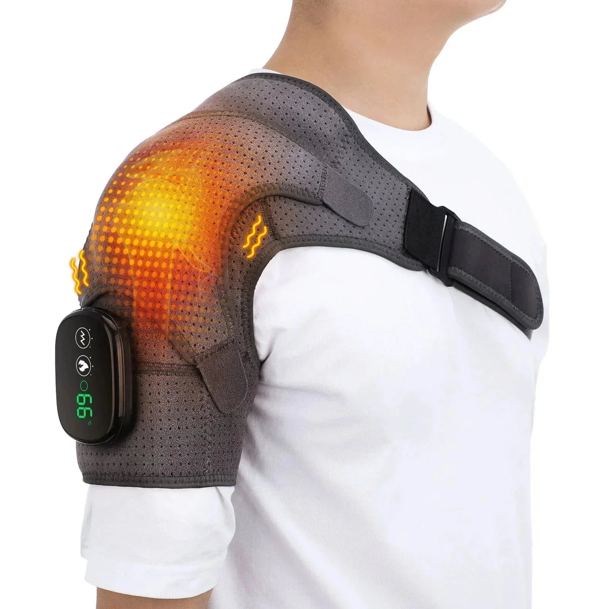 Heated Shoulder Brace | Ortho Joint Relief-Shoulder Pain Relief-univazo-5065017158101 and QASUK502975325801069806436630794, Heated Shoulder Brace | Ortho Joint Relief, Shoulder Pain Relief, univazo, Massager for Shoulder, Shoulder Massager, Shoulder Pain Relief, univazo