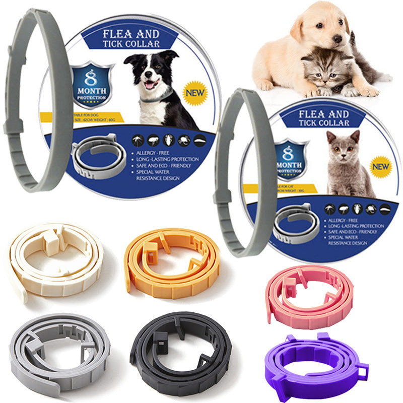 Effective Tick & Flea Prevention Collar – Over 8 Months Protection