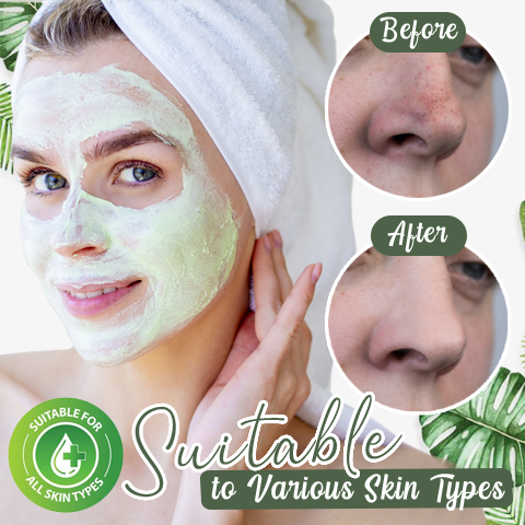 Masque nettoyant en profondeur à l'argile et au thé vert