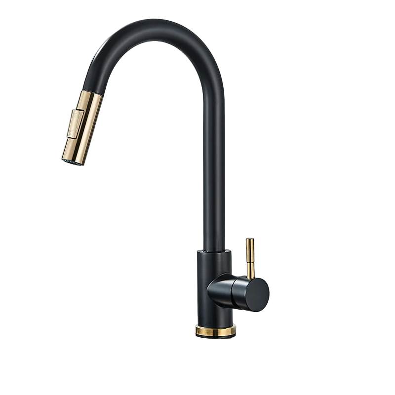 Single-Handle Pull-Out Kitchen Faucet – Versatile Design for Modern Kitchens