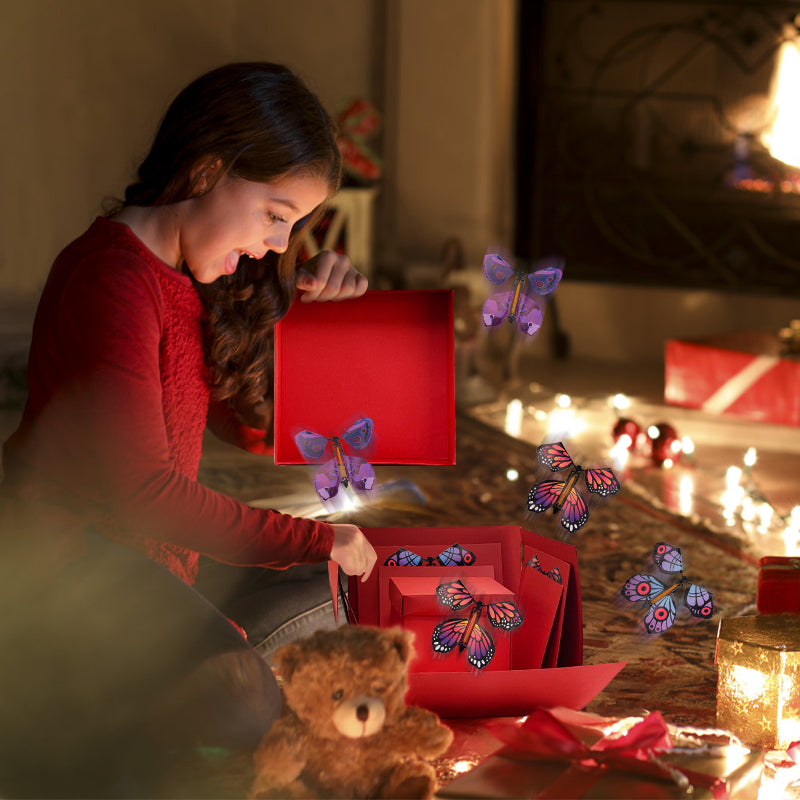 DIY Valentinstag Magischer Schmetterling Foto Überraschungsgeschenk 