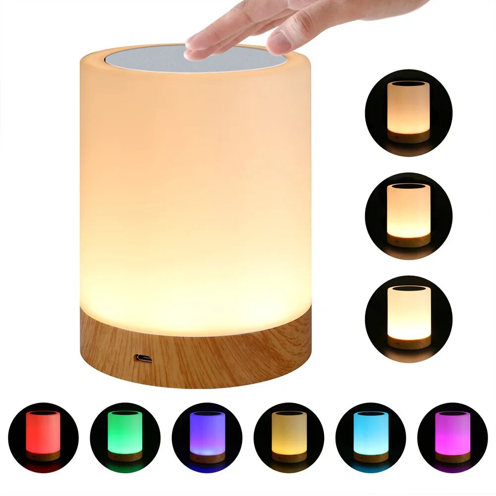 Versatile Touch-Control LED Lamp – Illuminate Your Space with Style