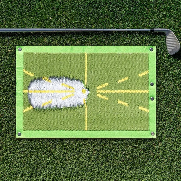 Tapis d'entraînement de golf pour la détection du swing